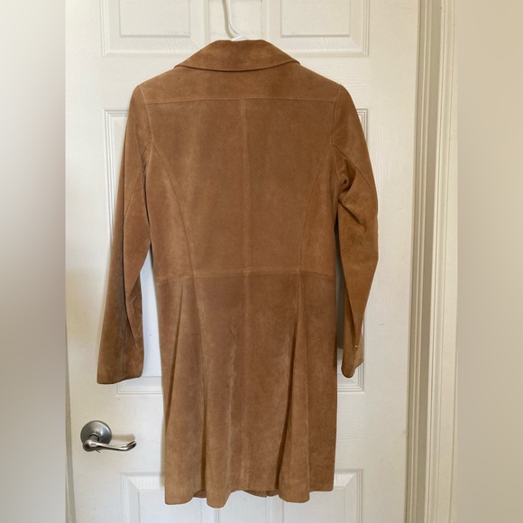 Real leather suede Marc New York coat xs - Picture 2 of 7